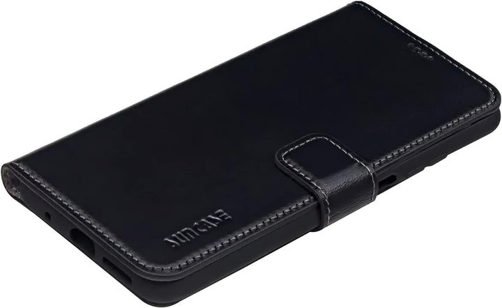 Suncase Book-Style Hülle kompatibel mit Xiaomi Poco M3 Leder Tasche (Slim-Fit) Lederhülle Handytasch
