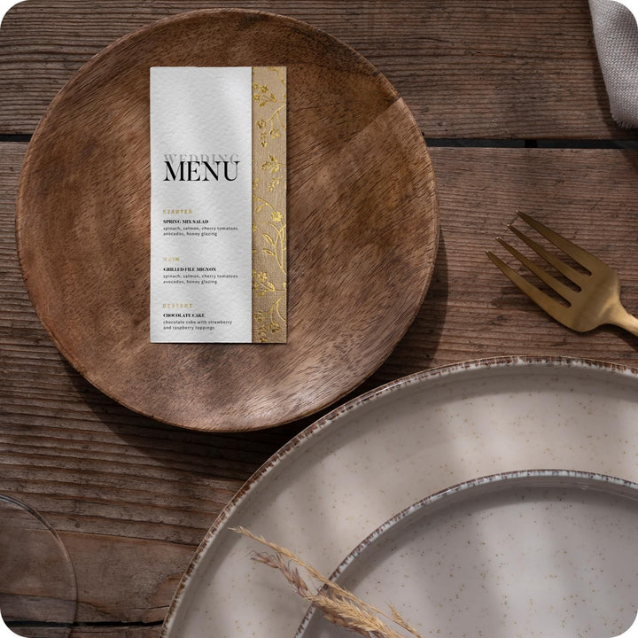 Netuno 50 Blatt Perlmutt-Ecru Dekorpapier mit Blumenmotiv in Silber, 180x250mm,150g Effektkarton han