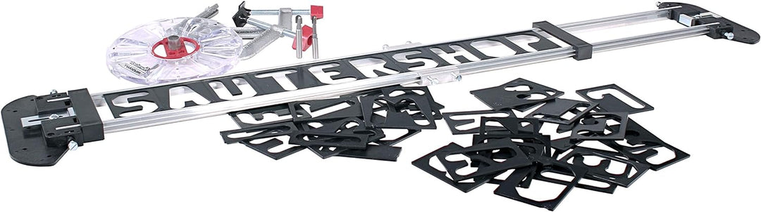 Buchstaben fräsen mit der Oberfräse - SIGNCRAFTER - Frässet
