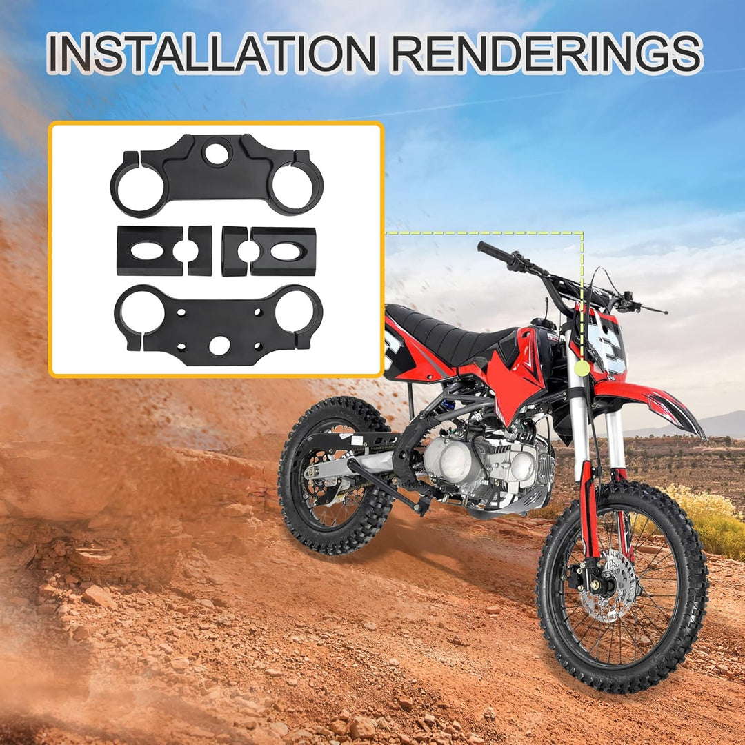 GOOFIT Lenker Griff Casting Dreifache Baum Klampe Gruppe Ersatz für Apollo Pitbike Dirtbike