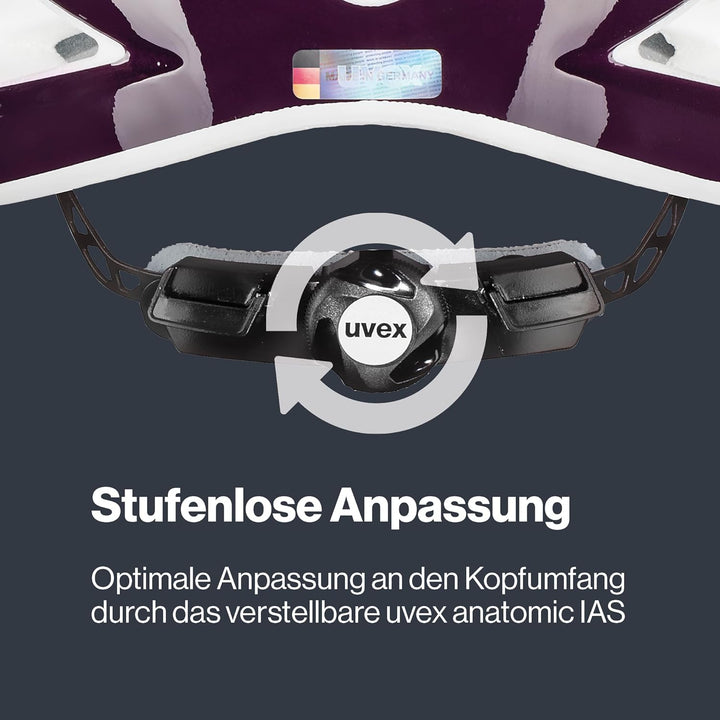 uvex i-vo 3D - leichter Allround-Helm für Damen und Herren - individuelle Grössenanpassung - erweite