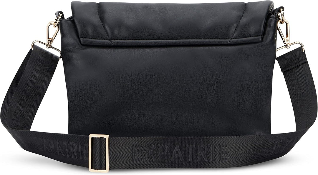 Expatrié Umhängetasche Damen - Zoe Medium - Stylische Handtasche aus Veganem Leder - Elegante Crossb