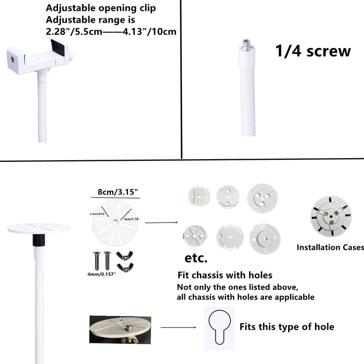 BoGuang Babyphone Halterung ,Baby Kamera Halterung Universal,Bodenhalterung für Überwachungskamera m
