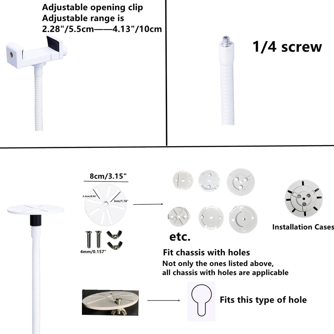 BoGuang Babyphone Halterung ,Baby Kamera Halterung Universal,Bodenhalterung für Überwachungskamera m