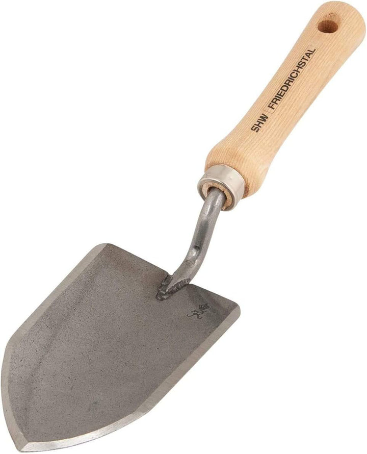 SHW-FIRE Unkrautentferner und Blumenkelle - Starkes Gartenwerkzeug aus Stahl und Holz