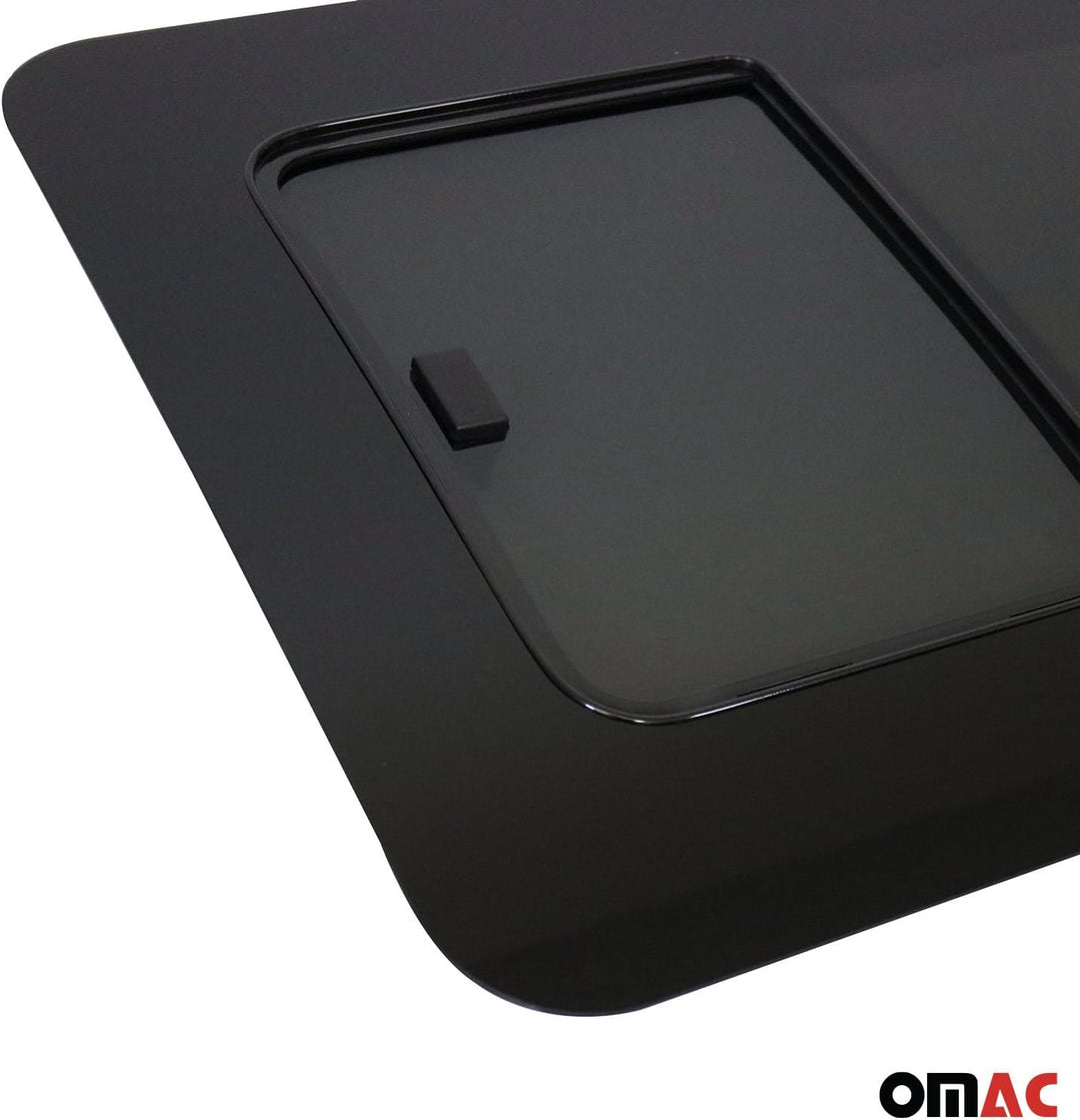 Seitenfenster Schiebefenster kompatibel mit Renault Master 2010-2023 Schwarz Links L1