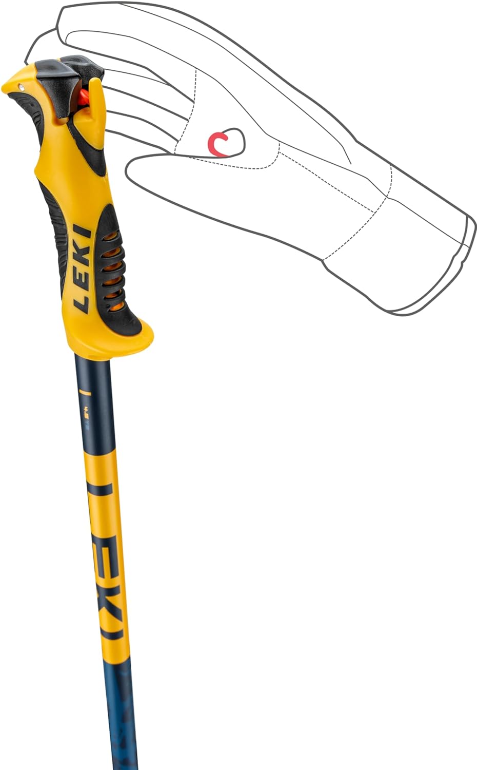 LEKI Spitfire LITE S Skistock mit Trigger S System Collection 2023/24 95 BLAU, 95 BLAU