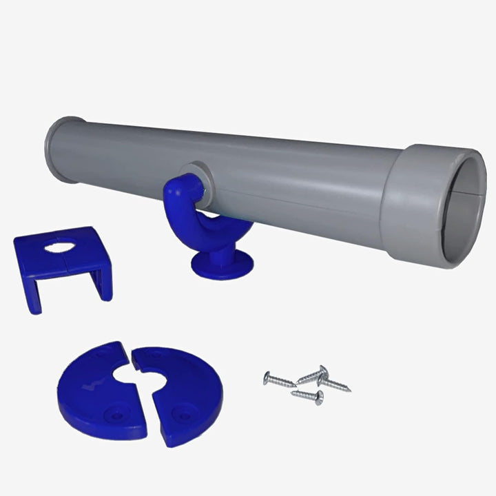 Zubehör Set für Spielturm Piraten-Lenkrad +Fernrohr + Schaukelsitz grau Baumhaus Sparset Spielplatz