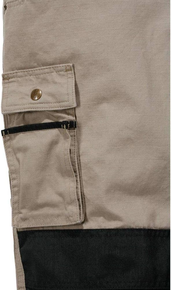 Carhartt Herren Ripstop-Hose mit Mehreren Taschen Hose (1er Pack) 32W / 28L Beige, 32W / 28L Beige