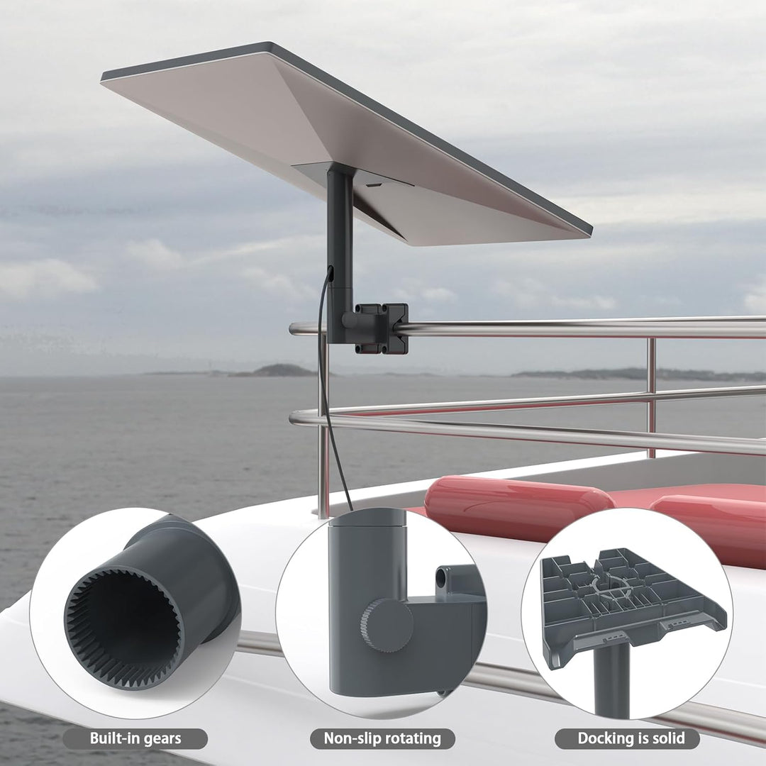 HOLACA Aufgerüstete Rv Ladder Halterung für Starlink Gen3/2,Starlink Mini, Stabiler Halt für Starlin