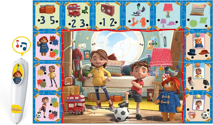 Clementoni 61889 Montessori Zahlen Lernspielzeug für Kinder ab 4 Jahren Paddington, Paddington