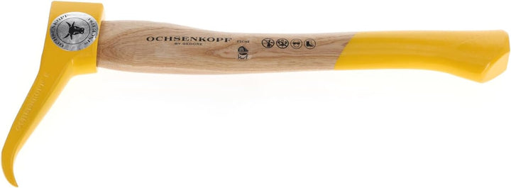 OCHSENKOPF Handsappie, Stiel aus Eschenholz, 380 mm, 775 g, für Holz, Forstwerkzeug, OX 173 E-0500 S