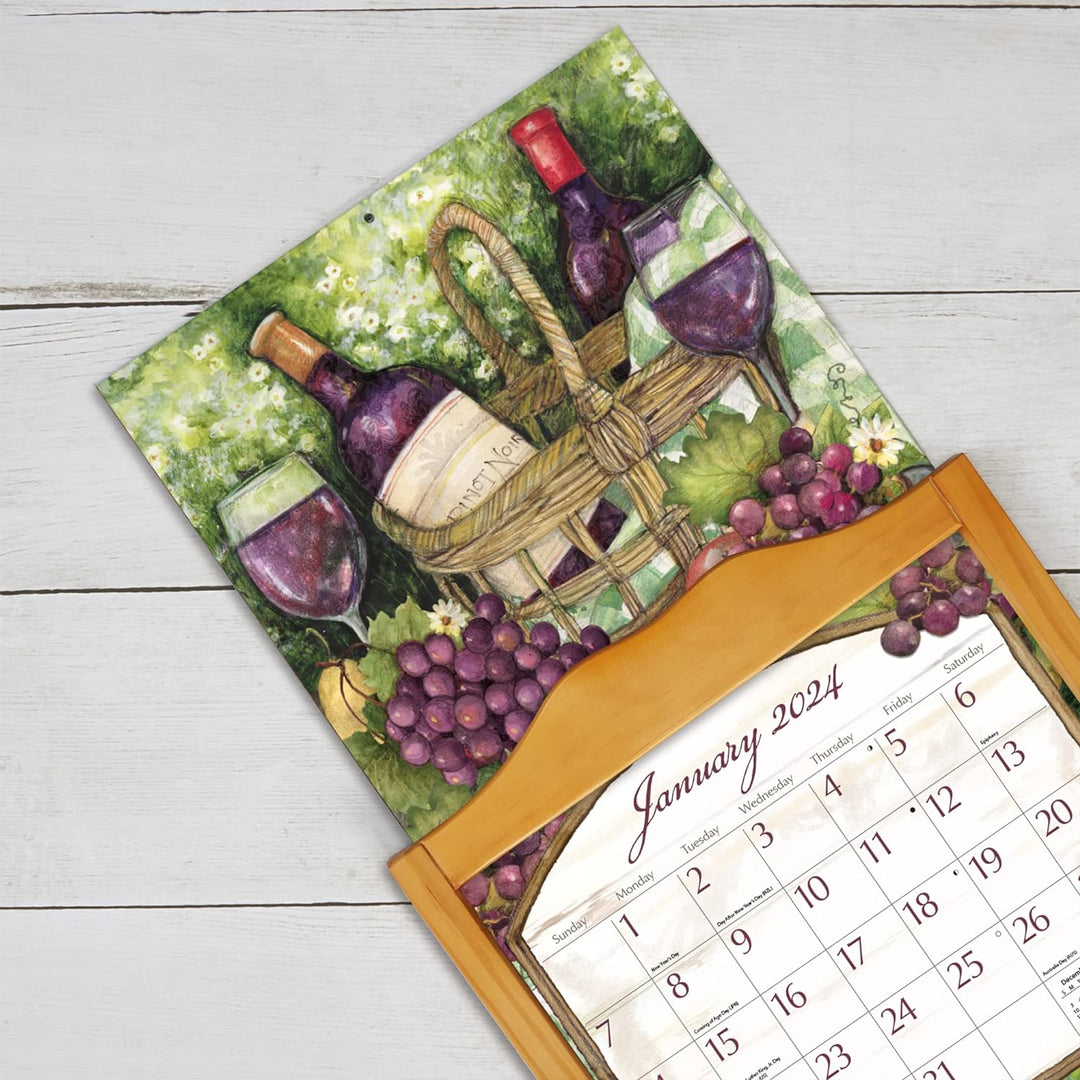 LANG Wine Country 2024 Wandkalender (24991001885)