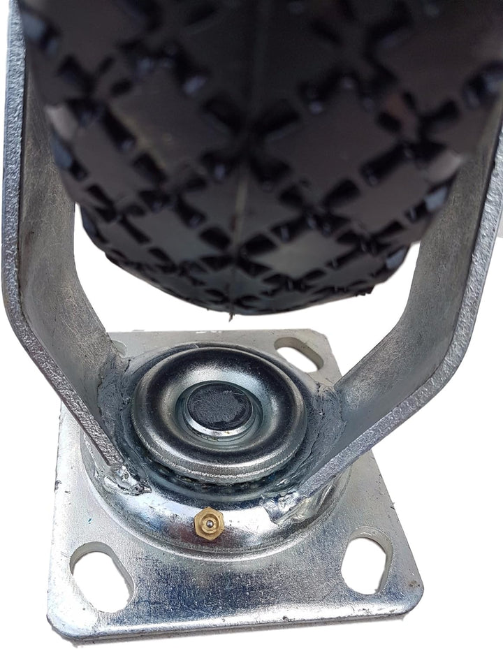 2 x Frosal Bockrolle + 2 x Lenkrolle Set Ø 260 x 85 mm | 3.00-4 Rad als 4-tlg. Set | Luftrad auf Sta