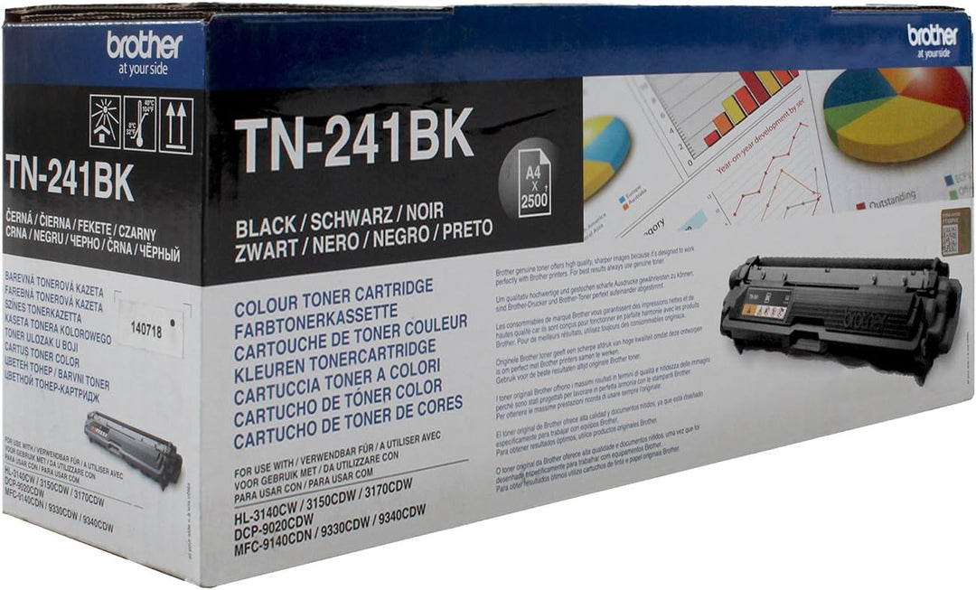 Brother Original Tonerkassette TN-241C Cyan HL-3140CW, HL-3170CDW, HL-3150CDW, DCP-9020CDW, MFC-9140