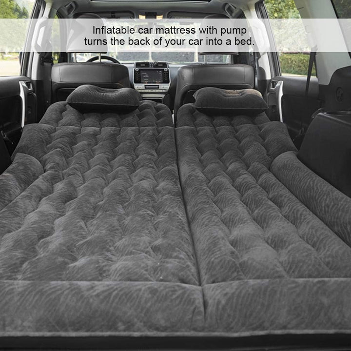 Auto Luftmatratze, Auto Rücksitz Luftbett Bewegliche Dickere Luftbett mit Kopfstütze und Pumpe für R