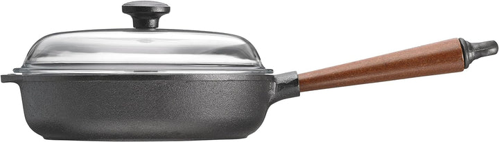 SKEPPSHULT Bratpfanne, Holz, Schwarz, 25 cm, 25 cm
