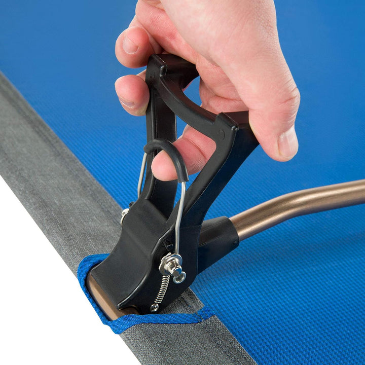 KingCamp Alu Feld Bett XL Outdoor klick Klappbett Camping Liege Leicht 190x64 cm Royal Blue, Royal B