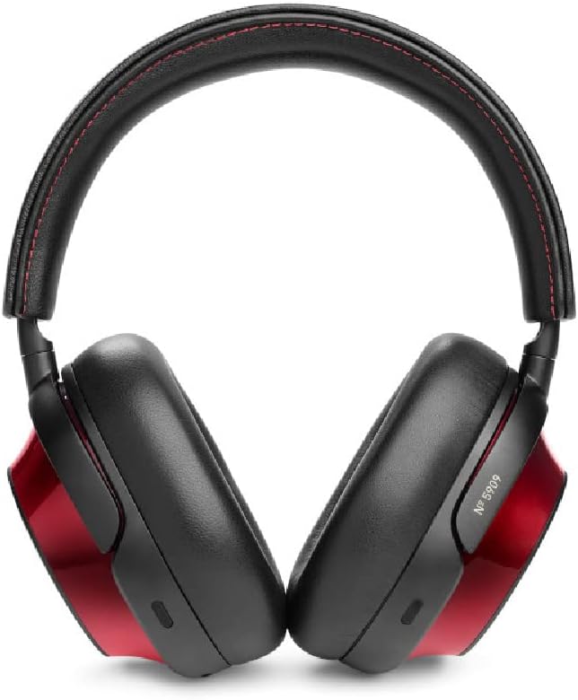 MARK LEVINSON Nr. 5909 - Hochauflösende kabellose Kopfhörer mit aktiver Geräuschunterdrückung (rot)