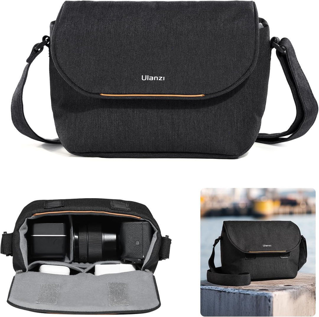 ULANZI Kameratasche, SLR/DSLR Kameratasche, Crossbody Fotografie Kleine Tasche Mode, Umhängetasche f