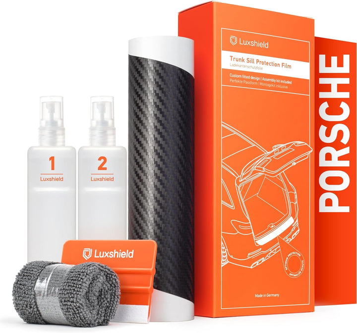 Luxshield Ladekantenschutz Folie für Porsche Macan 1 (I) 95B Facelift I 2018-2021 - Stossstangenschu