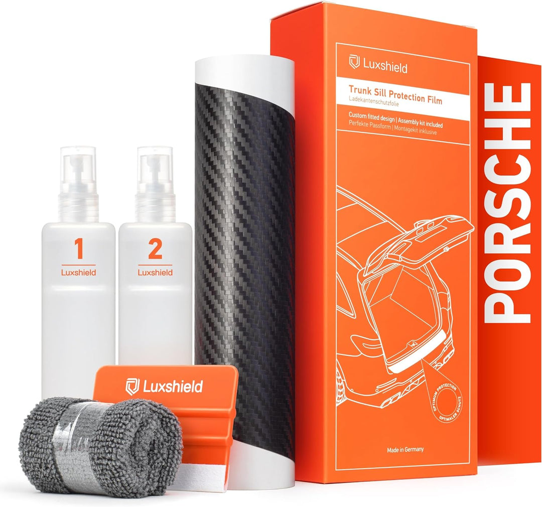 Luxshield Ladekantenschutz Folie für Porsche Cayenne 2 (II) 92A Facelift I 2014-2017 - Stossstangens