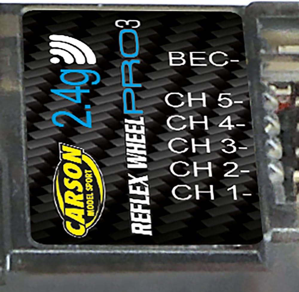 Carson 500501536 Modellsport Reflex Wheel PRO 3 5-Kanal Empfaenger 2,4GHz