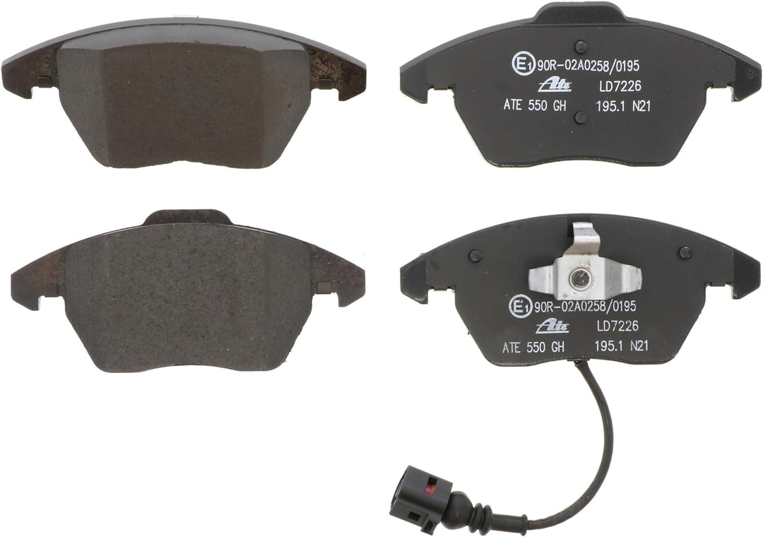ATE 13047072262 Bremsbelagsatz, Scheibenbremse ATE Ceramic