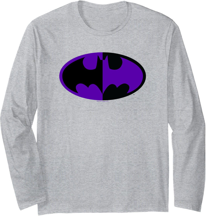 Batman Split Bat Logo Langarmshirt