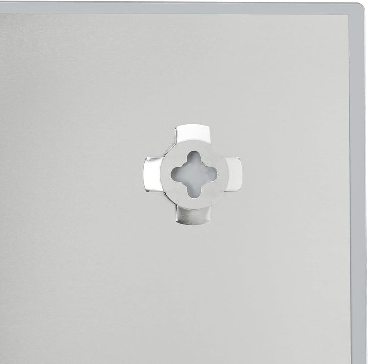 Relaxdays Glas-Magnetboard 60 x 40 cm, beschreibbar, Memboard, 3 Magneten, Sicherheitsglas, Magnetta