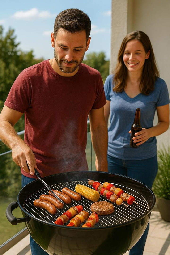 Edelstahl Grillrost - für Kugelgrill aller namhafter Marken Ø57 cm z.B. Weber - rostfrei von Brandss
