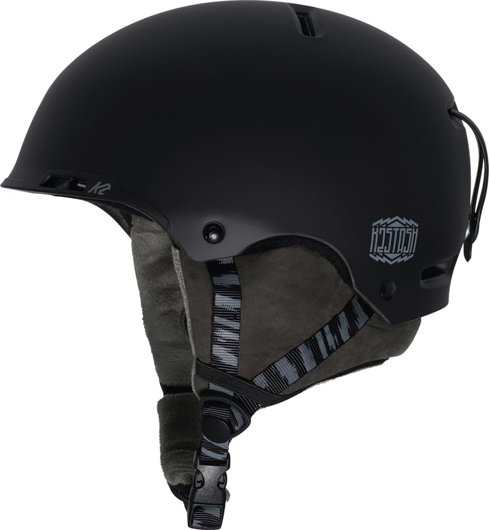K2 Herren Skihelm Stash Taille S (51-55 cm) Schwarz, Taille S (51-55 cm) Schwarz