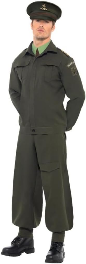 WW2 Home Guard Costume Male Chest 38"-40", Leg Inseam 32.75" 38815M