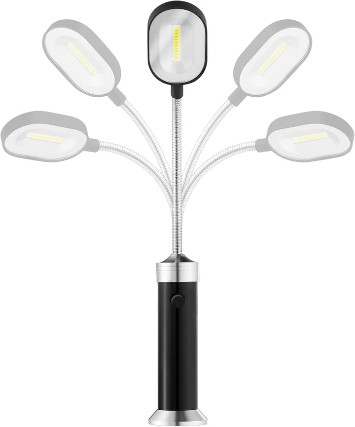 Navaris 2X magnetische COB LED BBQ Grilllampe - 360° schwenkbar - Grill Zubehör Licht magnetisch - G