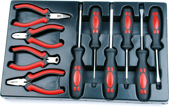 Brüder Mannesmann Werkzeugbox, bestückt, 155-teilig | M29066 Single, Single