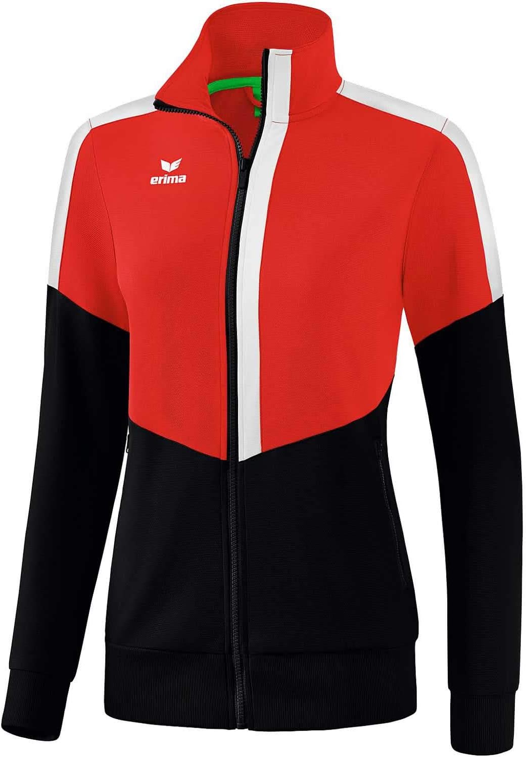 Erima Damen Squad Worker Jacke 44 Rot/Schwarz/Weiss, 44 Rot/Schwarz/Weiss
