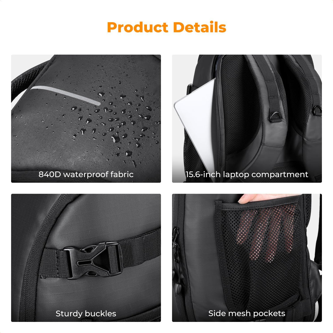 K&F CONCEPT Kamerarucksack wasserdicht Fotorucksack für Canon Nikon Sony Spiegelreflexkameras, Drohn