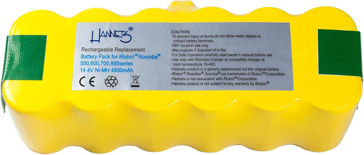 Hochwertiger Hannets® Akku Ersatz für Scooba 450 Akku Scooba Battery Roboterstaubsauger Wischroboter