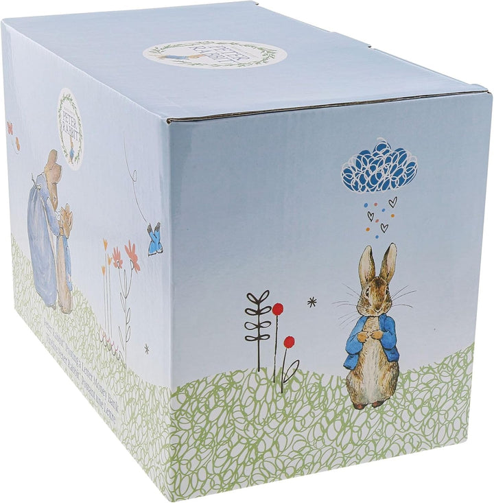 Beatrix Potter Spardose Peter Hase verschickt einen Brief Einzeln, Einzeln