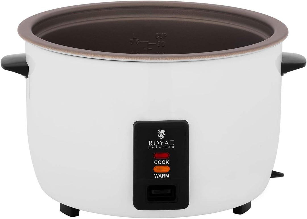 Royal Catering RCRK-10L Gastro Reiskocher Elektrisch Dampfkocher Reiskochtopf Gemüsegarer 10 L 1.550