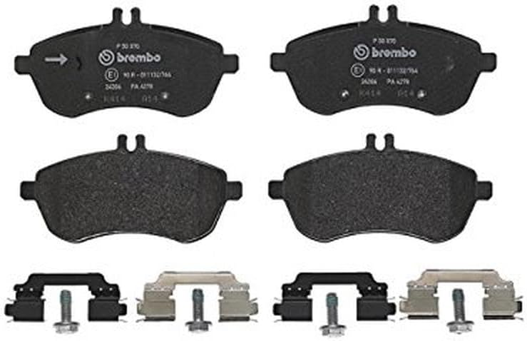 Brembo P 50 070 Bremsbelagsatz, Scheibenbremse - (4-teilig)