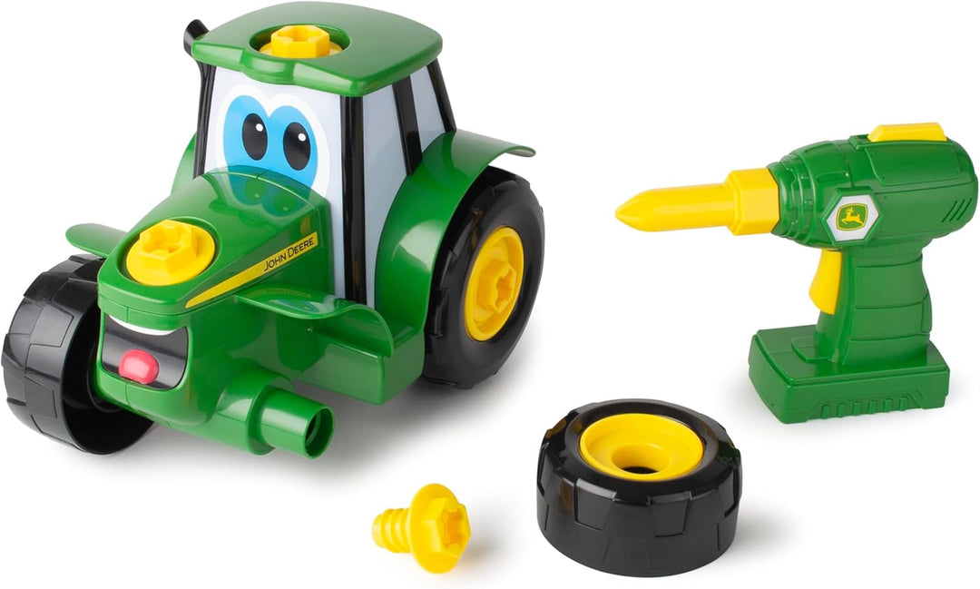 John Deere 46655 Bau-Ihr-Ihnen-Johnny-Traktor, Kinder Traktor zum Selbstbauen, Hochwertiger für Kind
