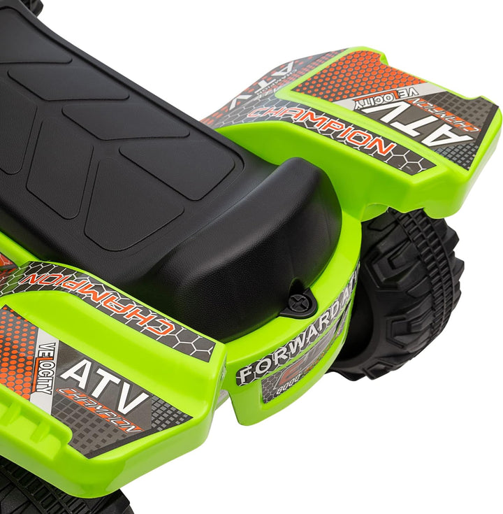 HOMCOM Mini Elektro-Quad Kinder Elektro ATV Frontlicht Kinderfahrzeug Elektroquad für 18-36 Monate K