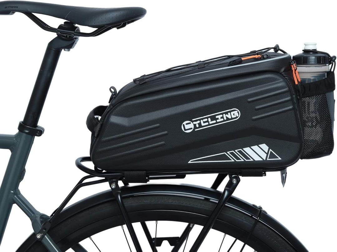 HOMPER Fahrradtaschen,wasserdichte Gepäckträgertasche Fahrrad Kofferraumtasche,9L Eva Berg Fahrrad R