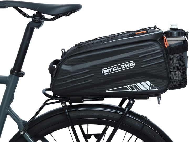 HOMPER Fahrradtaschen,wasserdichte Gepäckträgertasche Fahrrad Kofferraumtasche,9L Eva Berg Fahrrad R