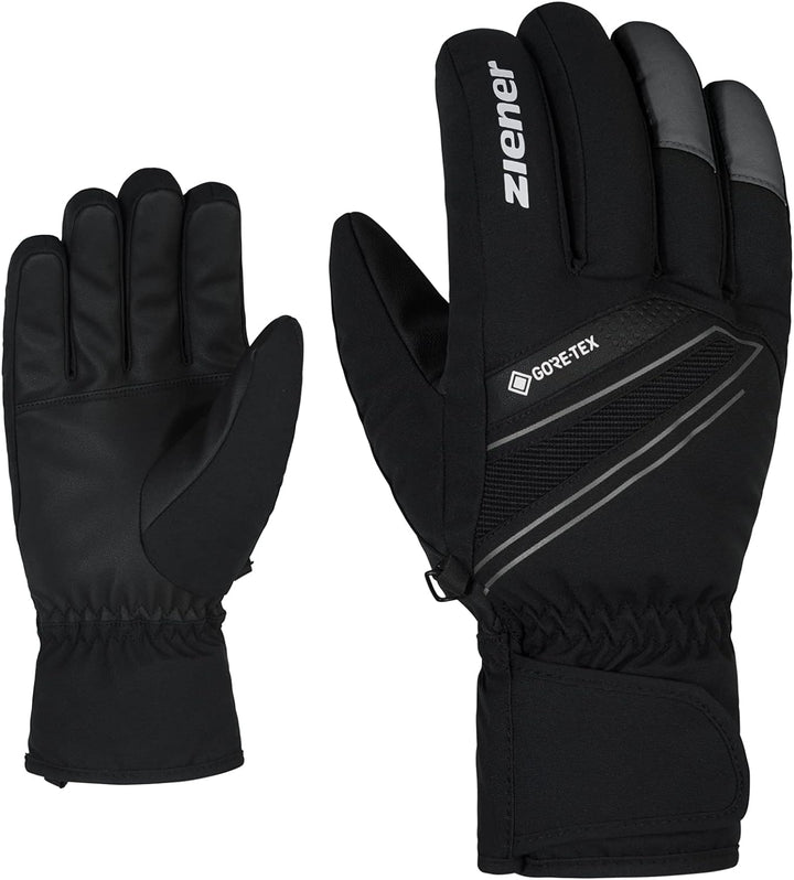 Ziener Herren Gunar Ski-Handschuhe/Wintersport | wasserdicht, atmungsaktiv, warm, Gore-Tex 11 black.