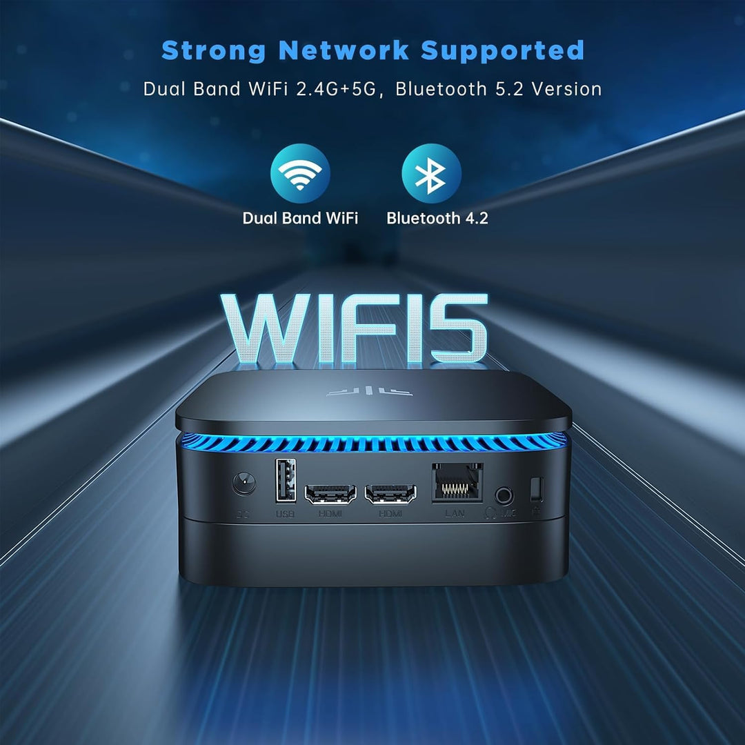 NiPoGi AK1 PRO Mini PC Windows 11, Intel 11. Gen N5105 (bis zu 2,9 GHz) Mini Computers, 8GB DDR4 256