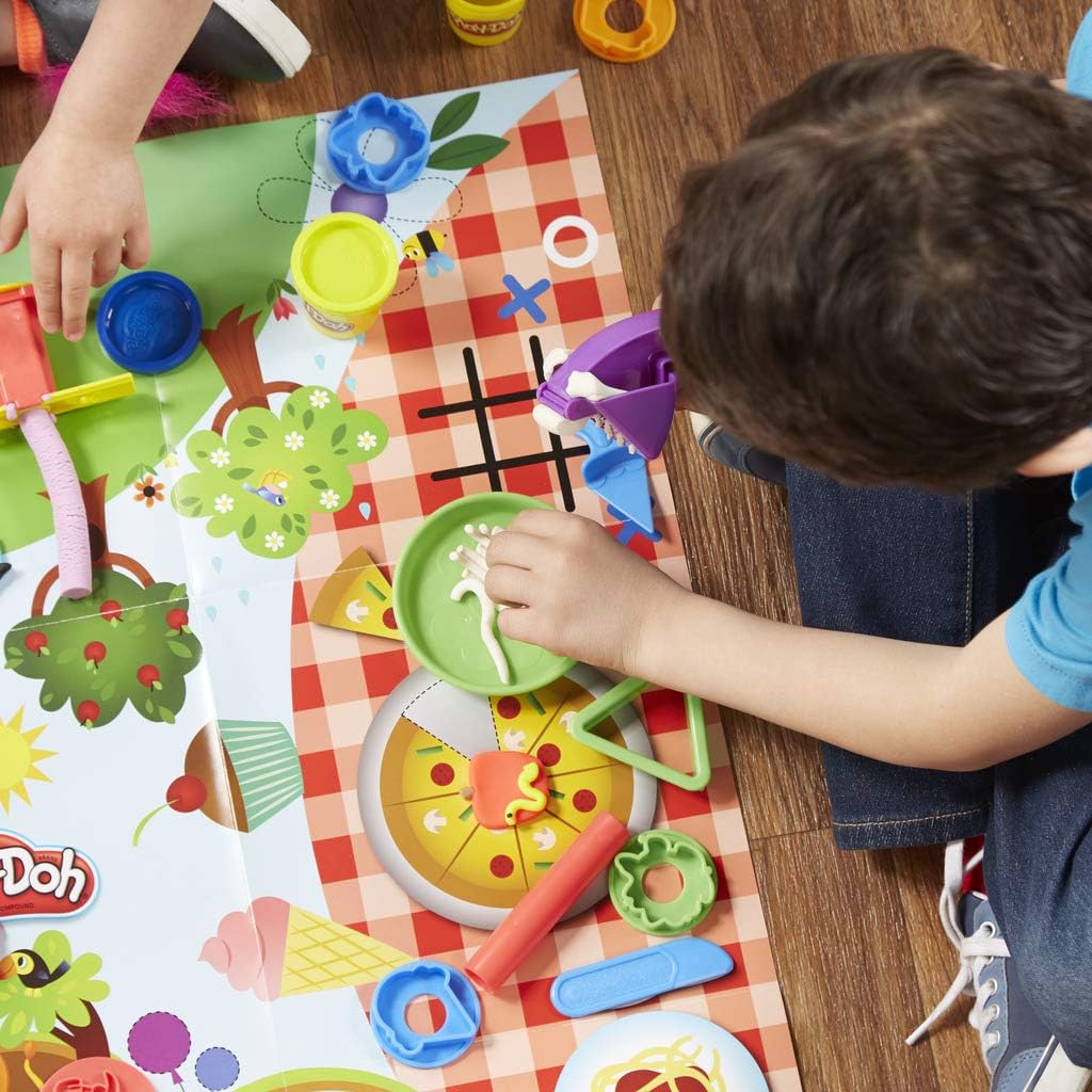 Hasbro Play-Doh E2542F03 Grosse Knetparty, Knete, Mehrfarbig Single, Single