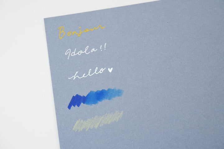 Clairefontaine 975701C - Packung mit 4 Blöcken Paint´ON Denim, DIN A4, kopfseitig geleimt, 15 Blatt,