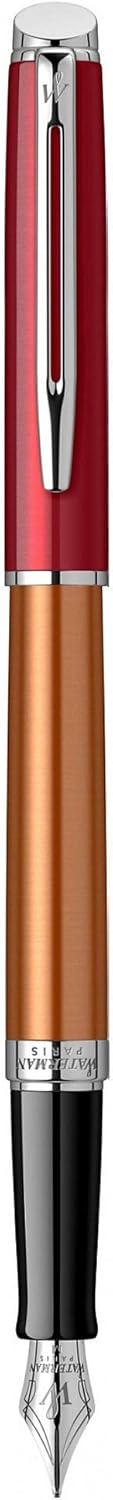 Waterman Hemisphere Füller | Promenade Vermillon | Füllfederhalter Feine Spitze | Geschenkbox | Fren